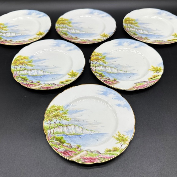 Paragon Cliffs of Dover 6" Bread Butter Plates(Set of 6) Bone China England - Picture 2 of 5